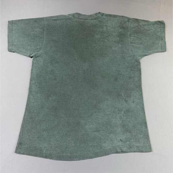 Rare Vintage 80s 1989 Arizona Coyote Art Black Faded FOTL Large Singel Stitch T - Picture 2 of 11